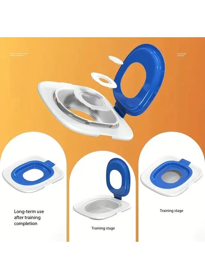 Blue Cat Toilet Training System with Removable Deodorizing Tray Easy Clean Design - Image 3